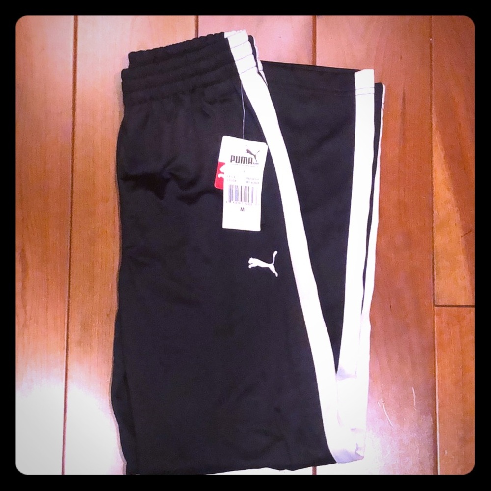 Boys Puma Track Pants - Size Medium